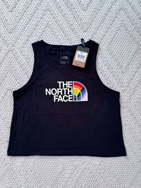 NWT The North Face Women’s Black Logo Tank  XL
